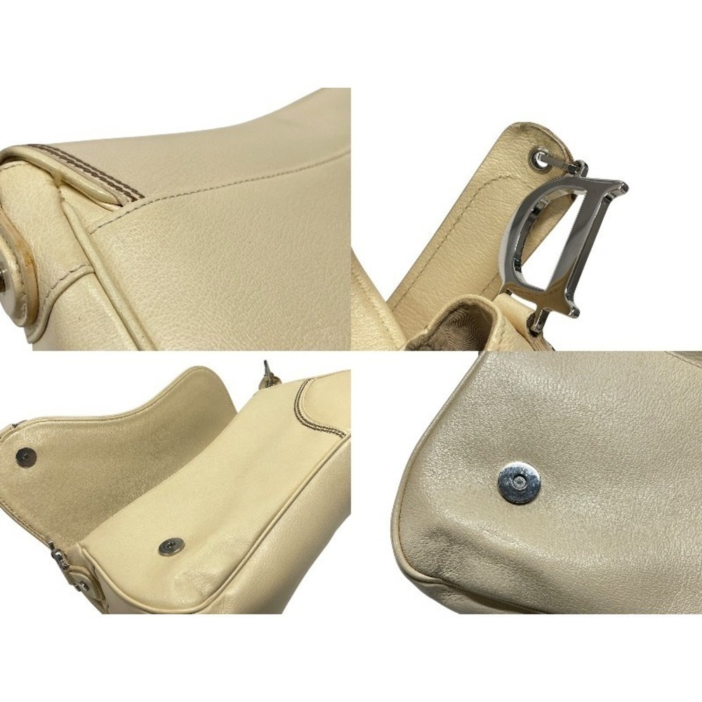 Christian Dior Saddle One Shoulder Hobo Bag Beige Tan logo - Picture 8 of 10